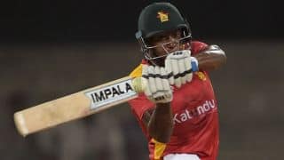 ICC World T20 2016: Vusi Sibanda leads Zimbabwe to 158 for 8 vs Hong Kong